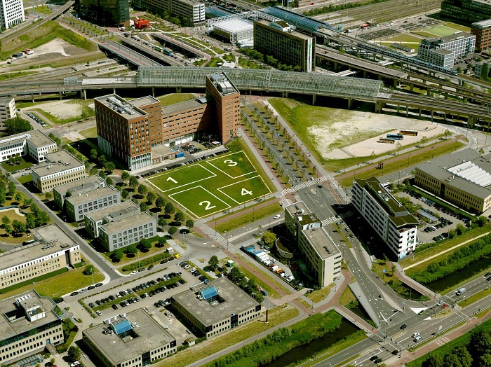 Vertical in Sloterdijk Centrum natuur in de stad Stedebouw